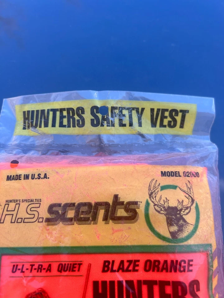 H.S. Scents  Fluorescent Orange Safety Hunter's Vest Hunters Specialities - Image 3 of 3