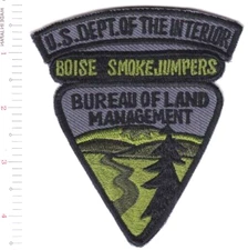 Hot Shot Wildland Fire Crew Idaho BLM Boise Smokejumpers Patch