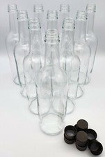 Glass Bottles 500ml and Screw Cap Drinks Bottles Cordial Home Brew 6-108 Pack