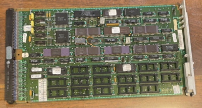 Vintage AT&T Telecom PCB Board w/ Gold Ceramic ICs - Untested TN 7258