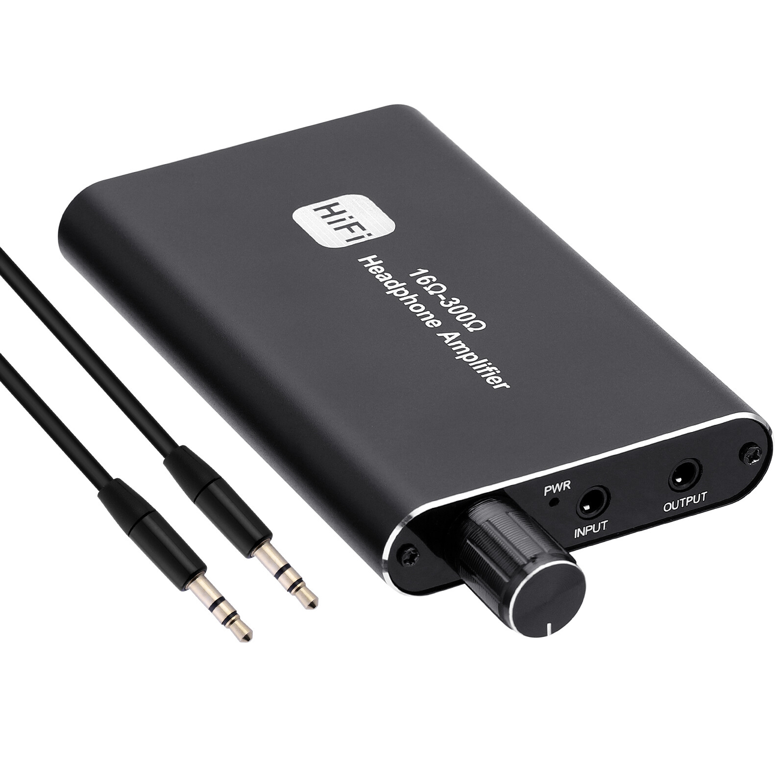 Amplificatore per cuffie HiFi da 16-300ohm Ingresso AUX da 3,5 mm e uscita per vari auricolari portatili