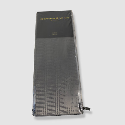 $215 Donna Karan Home Gray Vapor King Sham | 20'' x 36''