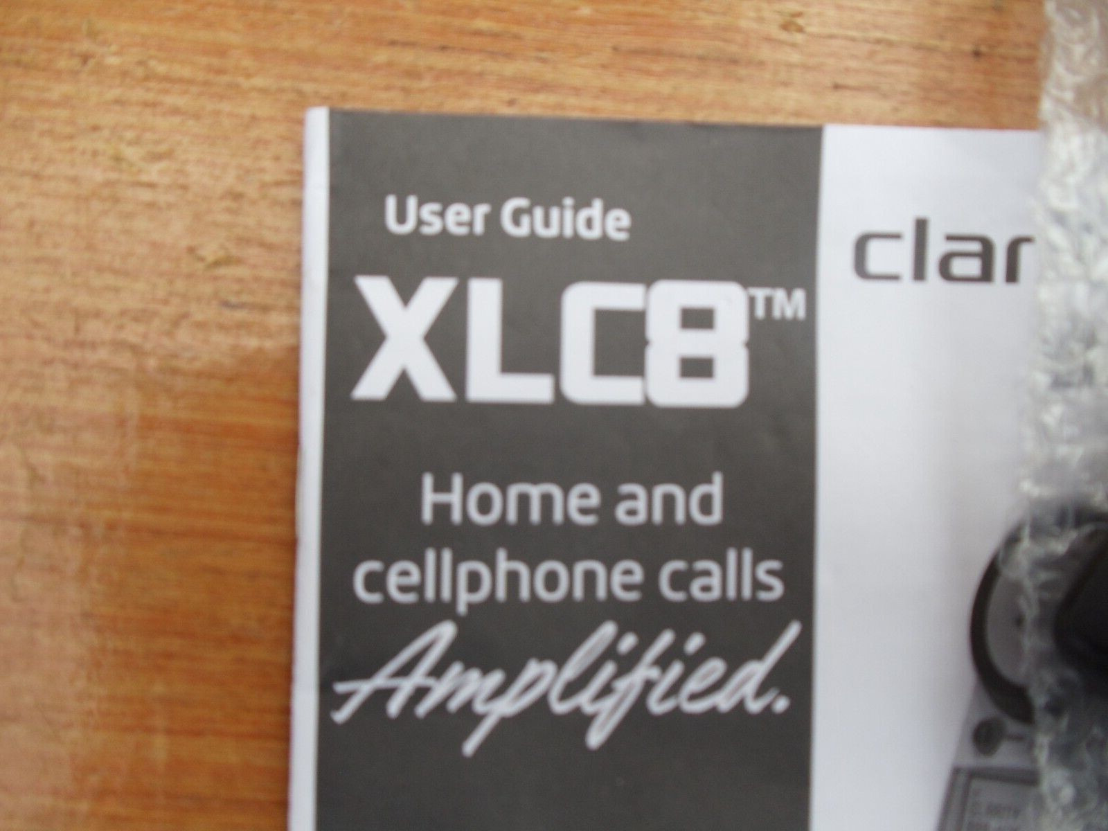 Clarity XLC8 Amplified Cordless Phone 859365007328 eBay