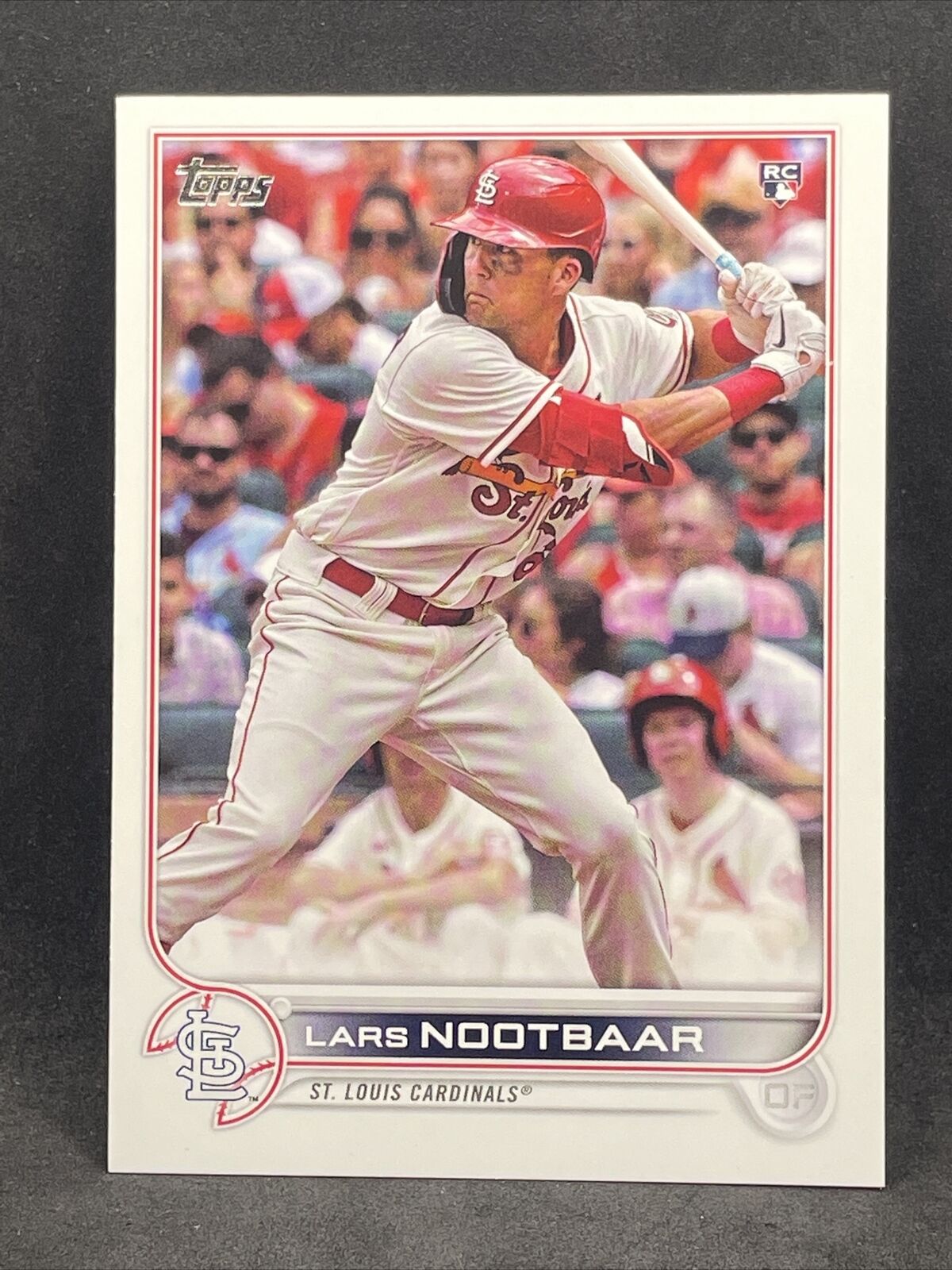 2022 Topps Chrome LARS NOOTBAAR Auto ORANGE LogoFractor 25/25  1/1  Cardinals