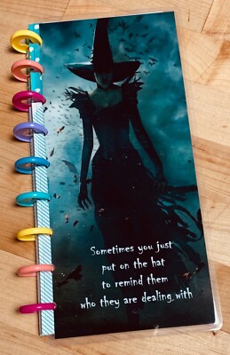 Oz Inspired Put on ur Witch Hat Cover Set 4 use w Skinny Classic Happy Planner~