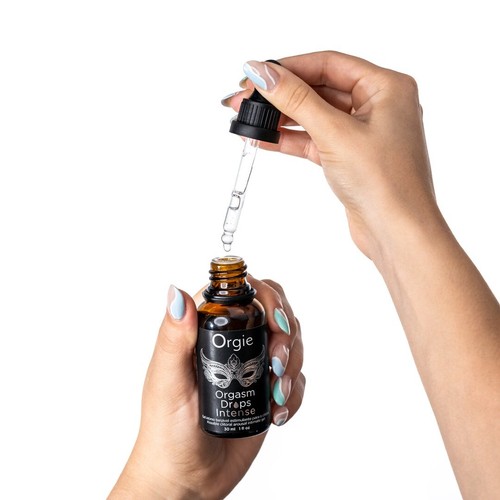 Orgie Orgasm Drops Intense * Kissable Warming Arousal Gel * 30ml / 1oz - Picture 3 of 4