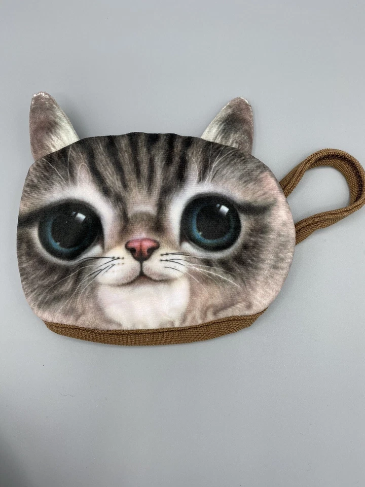5 Pack Cat Kitty 3D Design Face Masks Furry Cute Washable Breathable Trendy - Image 2 of 4