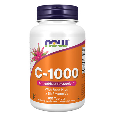 NOW FOODS Vitamin C-1000 100 Tablets