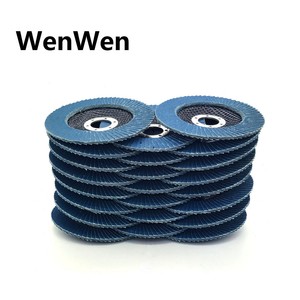 5 PC 4-1//2/" X 7//8/" 80 Grit premium zirconia flat disc sanding grinding wheel