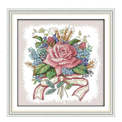 Blume gestempelt Stich Set für Schüler lernen, wie man macht