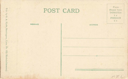 Stonington CT Steamboat Landing Ship "Rhode Island" Postcard - Picture 2 of 2