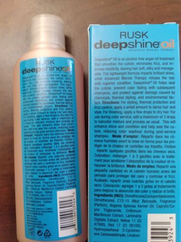 4 Bottles of Rusk Deep Shine Oil Protective Oil Treatment - 2oz in each FreeShip - Picture 3 of 4