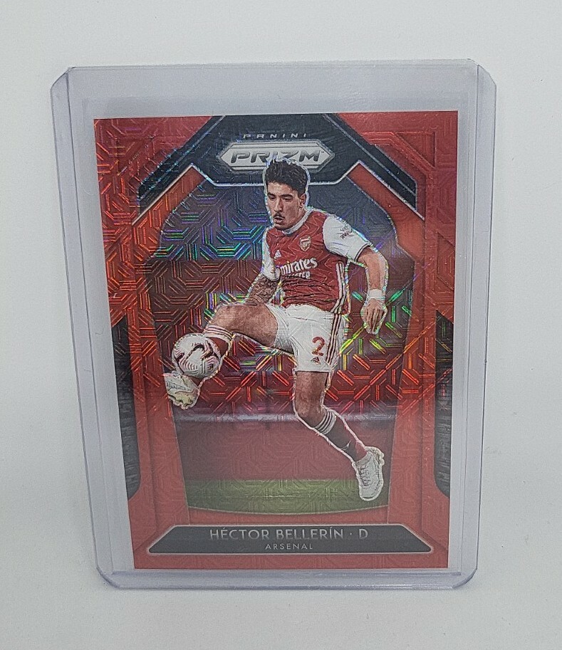 2020-21 Soccer EPL Prizm Red Mojo Prizm Arsenal Hector Bellerin 72/135 NM/M