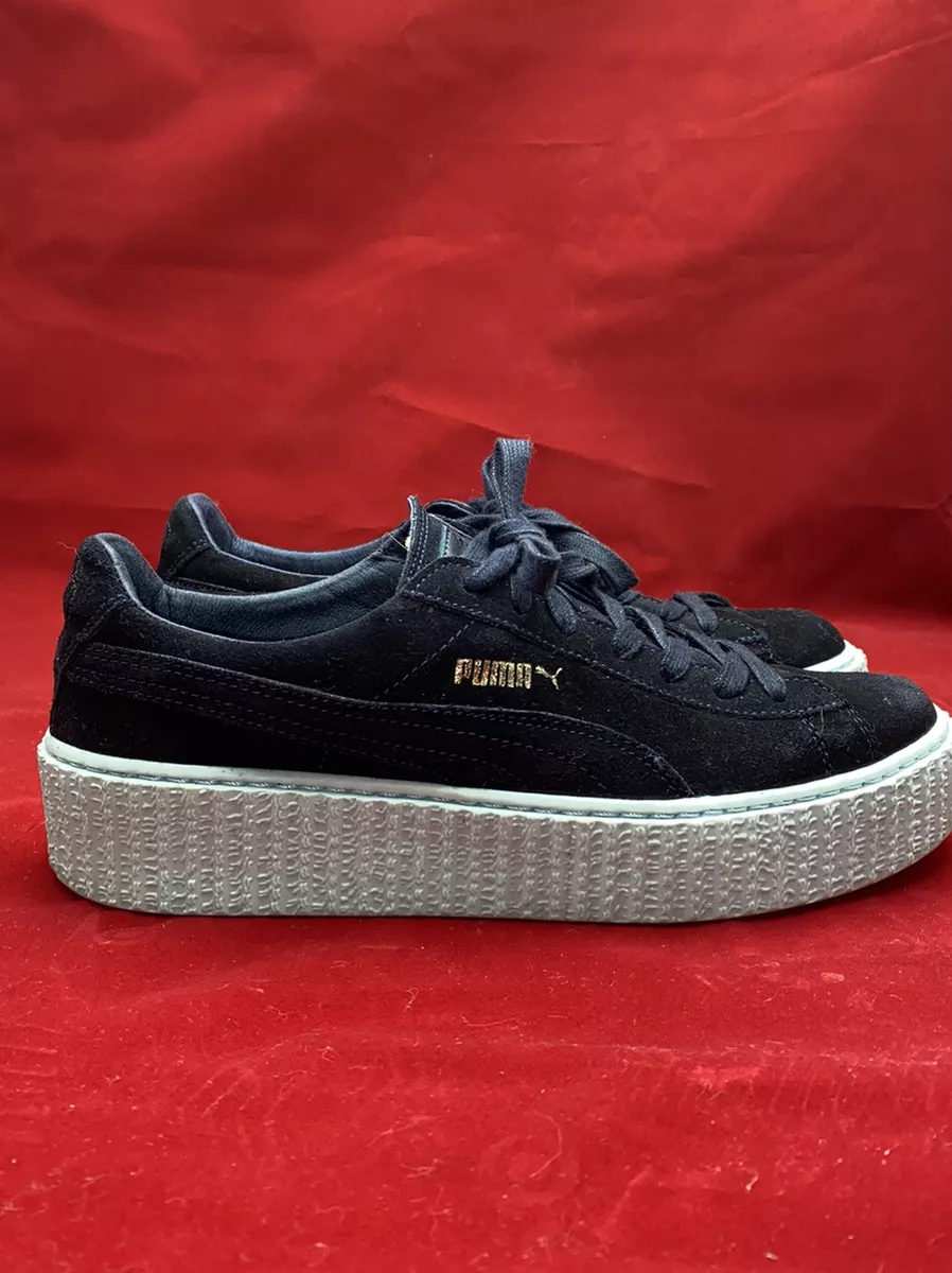 Puma Rihanna Fenty Creepers Blue Suede 361005 05 Women's Sneakers Size  5