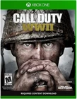CALL OF DUTY : WWII (XBOX 1) DISC + CVR ART + INSERT - NO CASE - LN