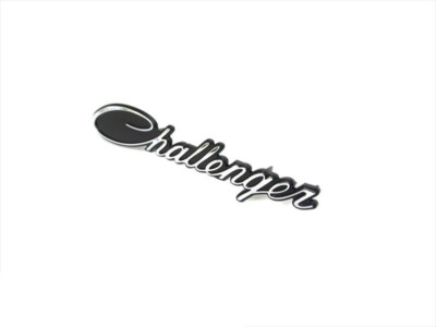 2008-2014 Dodge Challenger CHROME BLACK SCRIPT GRILLE EMBLEM