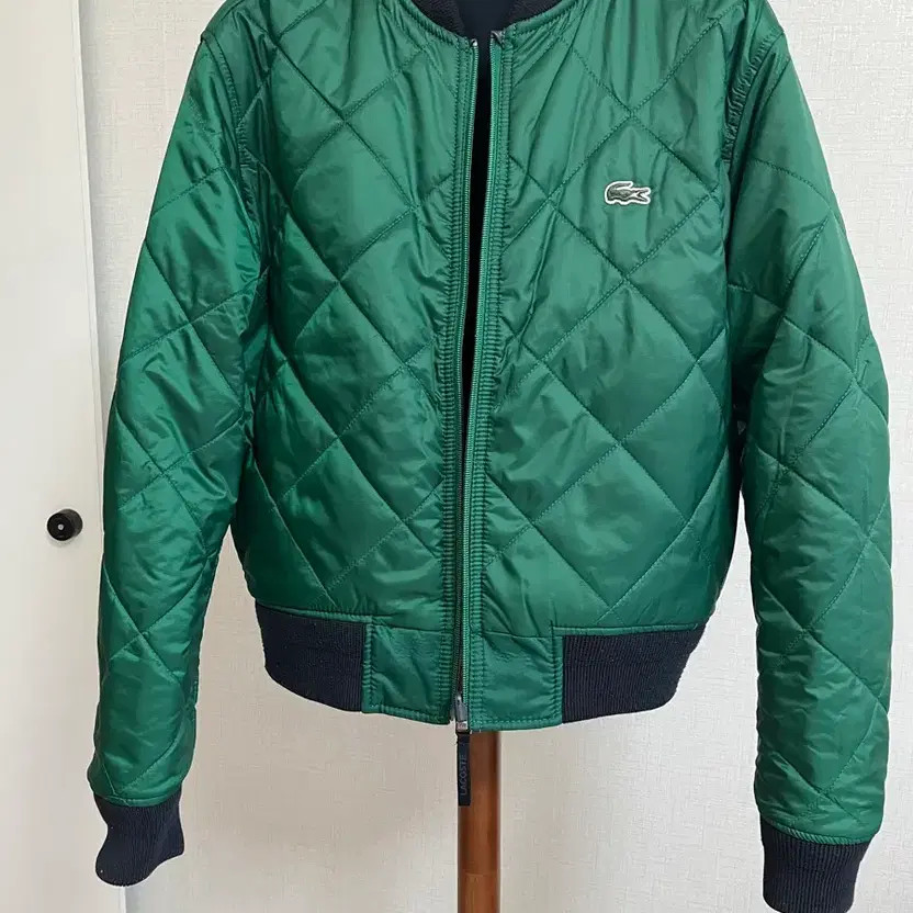 Lacoste Women's Navy Bomber Jacket - Size M thumbnail 7