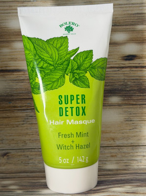BOLERO Super Detox Hair Masque with Fresh Mint & Witch Hazel SEALED 5oz   #DL34