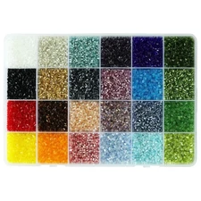 24-Color 2.2mm Crimp Beads & Tubes Kit - 950 Pieces per Color | Jewelry-Makin...