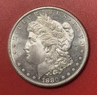 1880 S Morgan Silver Dollar, Uncirculated, Prooflike or Deep Mirror Prooflike.