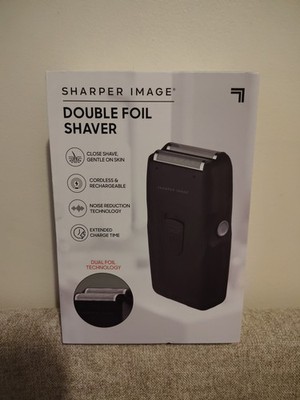 sharper image double foil shaver