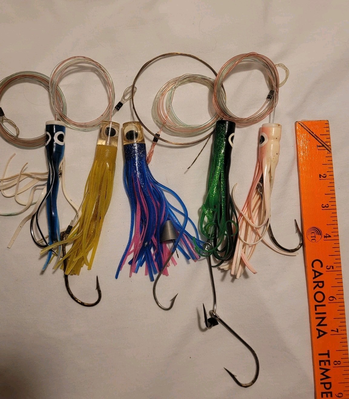 Saltwater Lures (5) Trolling Fishing 5 Inches Tackle  - Image 3