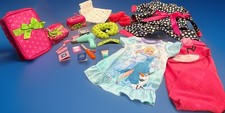 Our Generation Doll Travel Pajama Lot Plus Unbranded Accessories