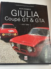 Alfa Romeo Giulia Coupe Gt and Gta - hardcover Tipler, John Dust Cover Wear