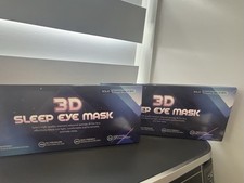 2 In 1 bluetooth Wireless sleep mask With Integrated headphones, Set Of 2 Masks