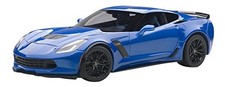 AUTOart 1/18 Chevrolet Corvette C7 Z06 Blue Model Car Sports Car Luxury Vehicle