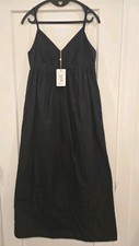 NWT Quince 100% Organic Cotton Sleeveless Maxi Dress XS
