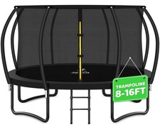 Trampoline 8FT 10FT 12FT 14FT 15FT 16FT, Recreational Trampolines with Enclos...