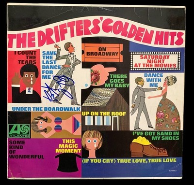 SIGNED BEN E KING THE DRIFTERS GOLDEN HITS VINYL LP SAVE THE LAST DANCE FOR ME