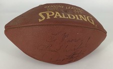 NEW ENGLAND PATRIOTS DOUG FLUTIE #2 SIGNED Spalding Football Plus Darren? #87