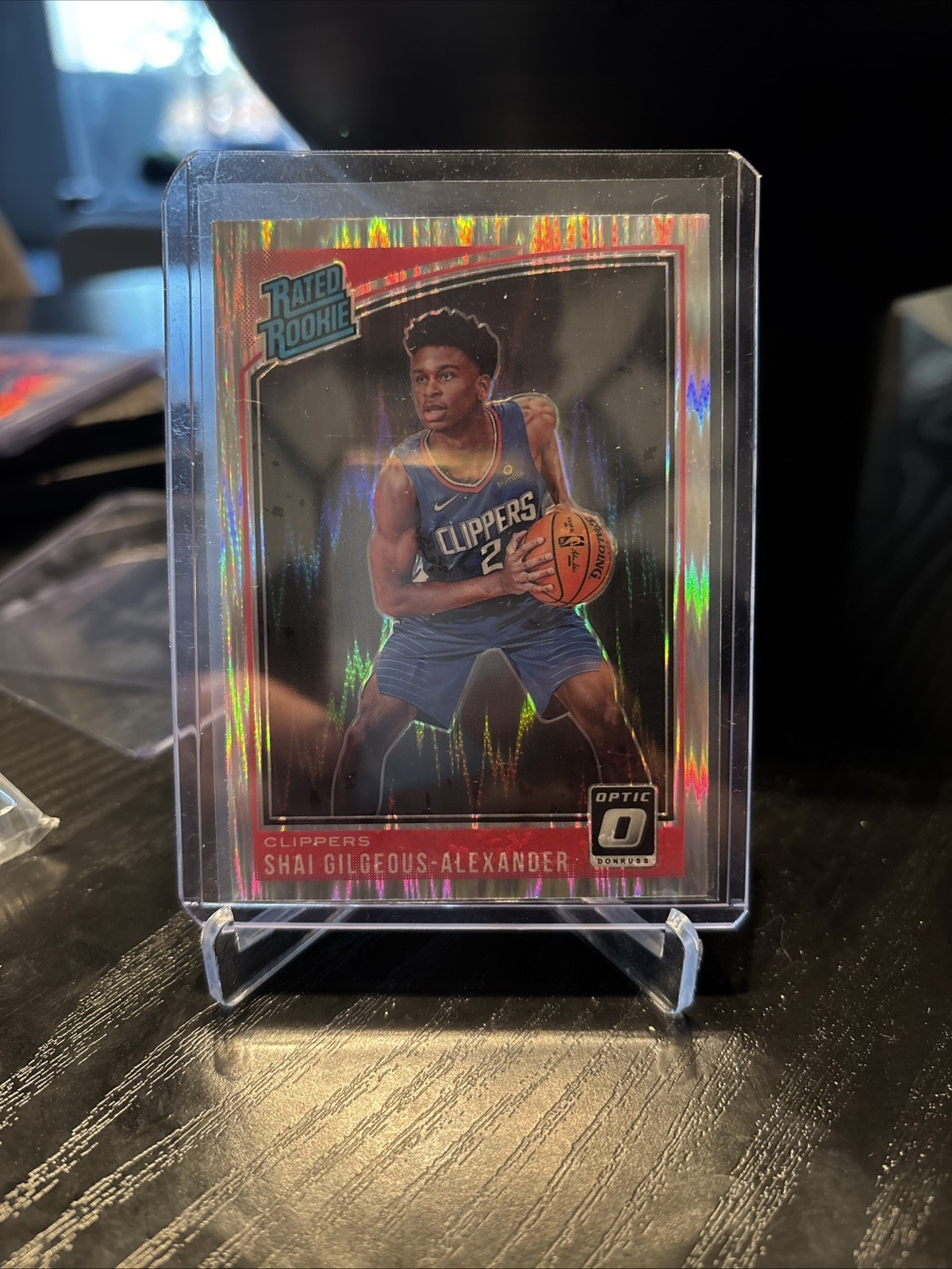 2018-19 Donruss Optic -Rated Rookie Shai Gilgeous-Alexander #162 Shock Prizm RC