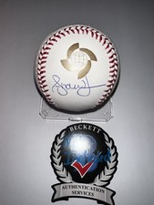 Andruw Jones Signed Official 2017 World Base Classic Baseball Braves Beckett