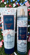 Bath  Body Works Firecracker Pop Fine Fragrance Mist  Body Cream Set NEW