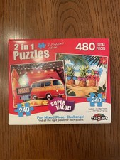 Cra-Z-Art 2 In 1 Puzzles Sets - 480 Total Pieces