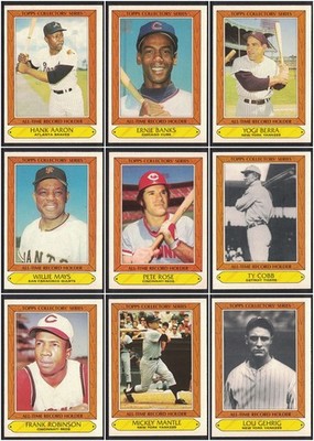 1985 Topps Woolworth's All-Time Record Holders -- You Pick to Complete Your Set