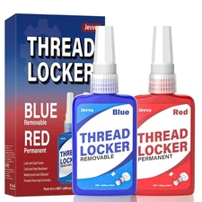 Thread Lock Blue and Red, 50mlx2 Locker Medium High Strength,... 