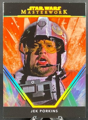 2024 Topps Star Wars Masterwork   #57 JEK PORKINS Orange 04/10