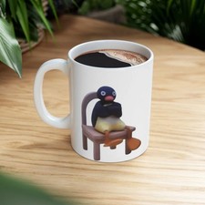 Funny Pingu Meme Mug Coffee Cup 11Oz 15Oz Mug