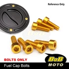 CNC GOLD Fuel Gas Cap Bolts For Honda CBR600RR / ABS 07-09 10 11 12 13 14 15 16