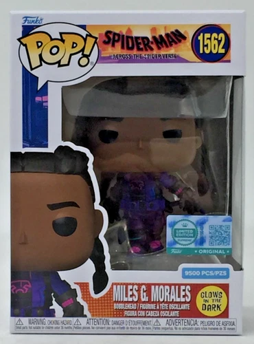 Funko Pop! Marvel Spider Man Miles G Morales #1562 Glow Funko SE 9500 Pcs W/PP