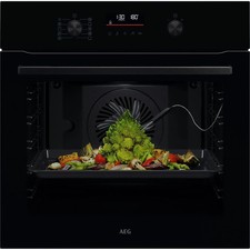 Image of AEG OS6AB50AK 6000 SenseCook Built In 60cm Electric Single Oven Black NEW