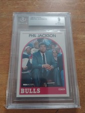 1989-90 NBA HOOPS Phil Jackson #266 CO RC BGS 9 Mint