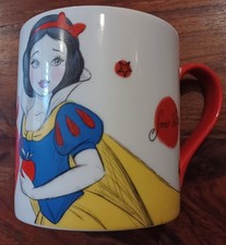 Rot-weiße Disney Prinzessin Schneewittchen Schönste von ihnen allen Feinporzellan Tasse 
