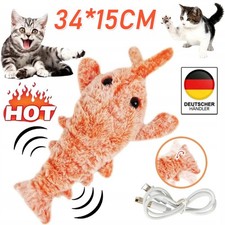 NEU Interaktives Hundespielzeug &ndash; Pl&uuml;sch Wackelnder Hummer f&uuml;r Katzen & Hunde DE