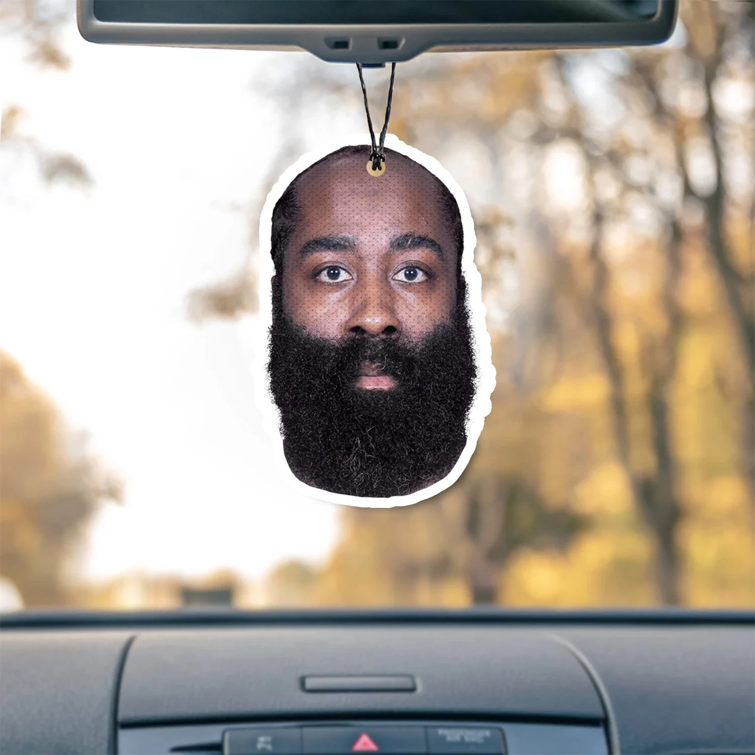 James Harden Unscented Hanging Car Air Freshener Freshie