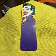 VINTAGE JOKER COMIC BOOK ART BOOKMARK   1989 ONE STOP POSTERS DC COMICS